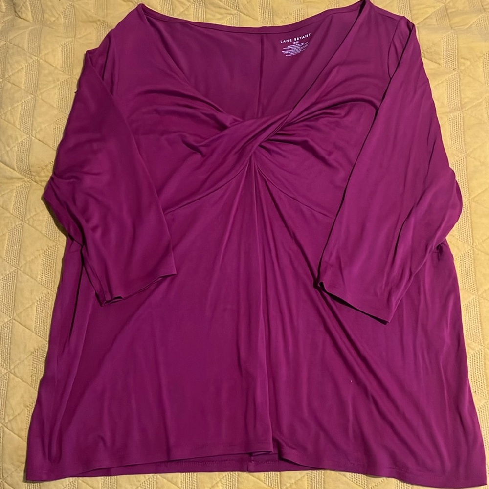 Cute 3/4 sleeve Lane Bryant top
